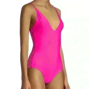 MIKOH Rio One Piece in Hot Pink